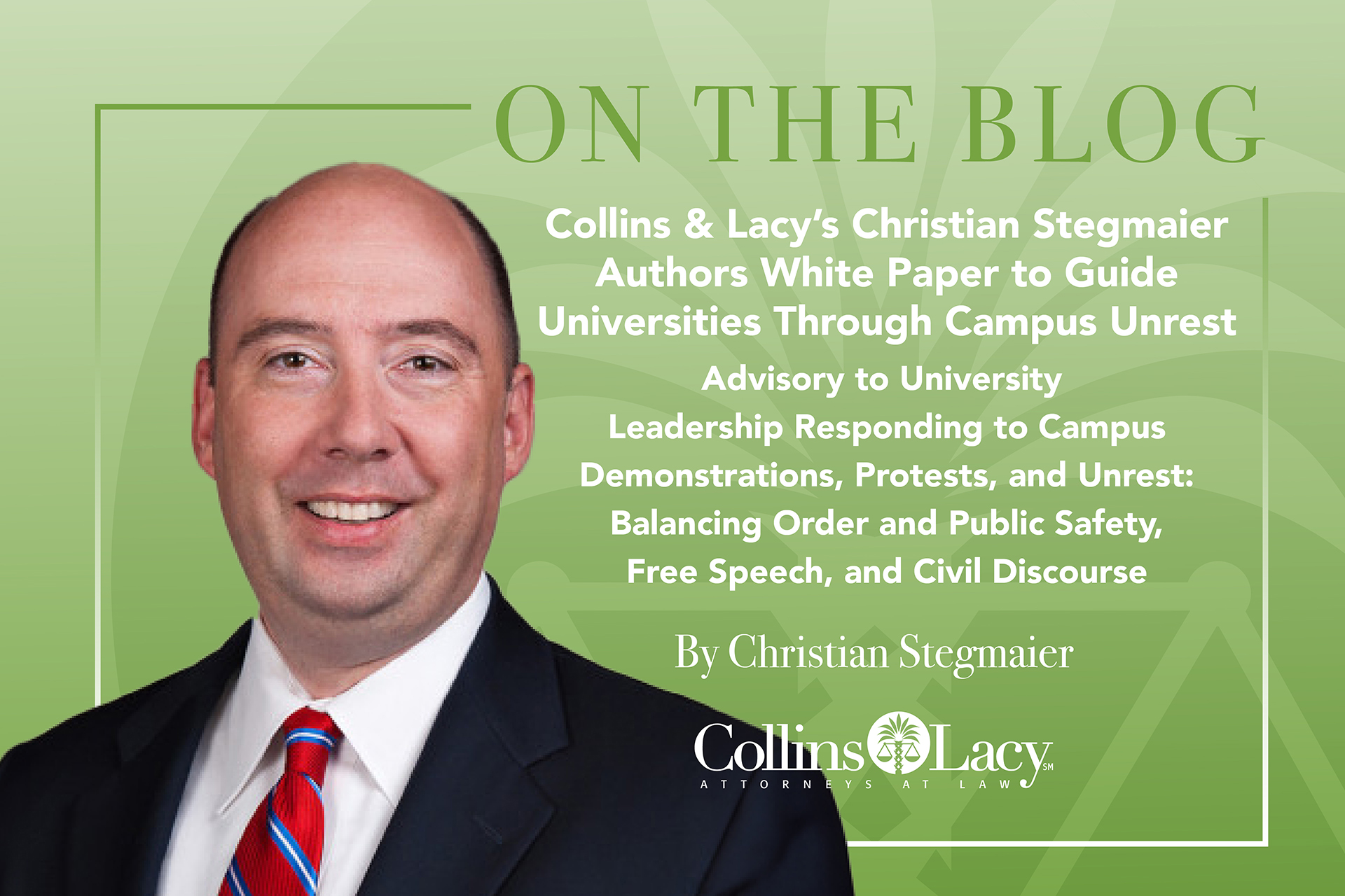 Collins & Lacy’s Christian Stegmaier Authors White Paper to Guide ...